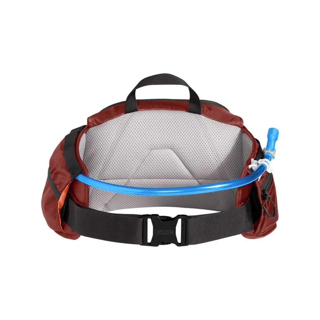 Hydration Hip Pack Camelbak Repack LR4  50 Oz - Fire Brick/White