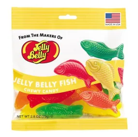 Jelly Belly Fish Chewy Candy 2.8 oz. Bags