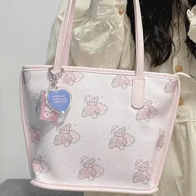 Kawaii Bear Leather Bag