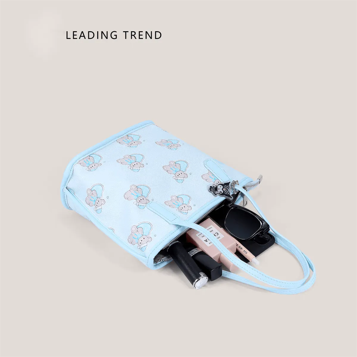 Kawaii Bear Leather Bag