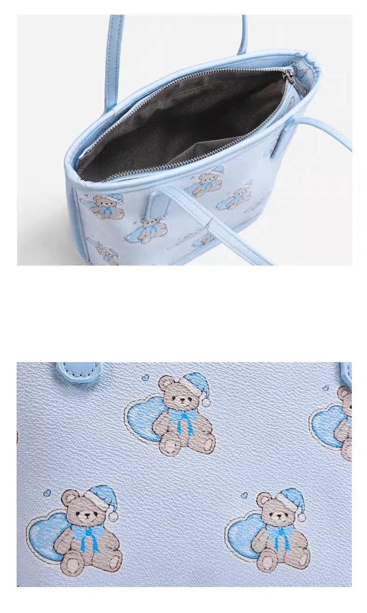 Kawaii Bear Leather Bag