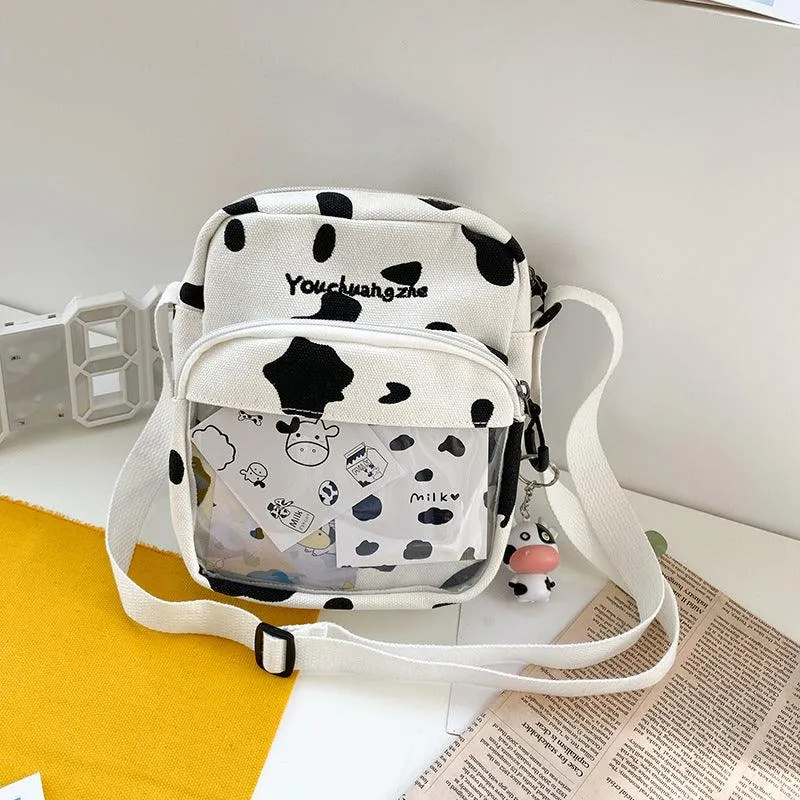 Kawaii Funny Cow Plush Backpack - Kawaii Bag