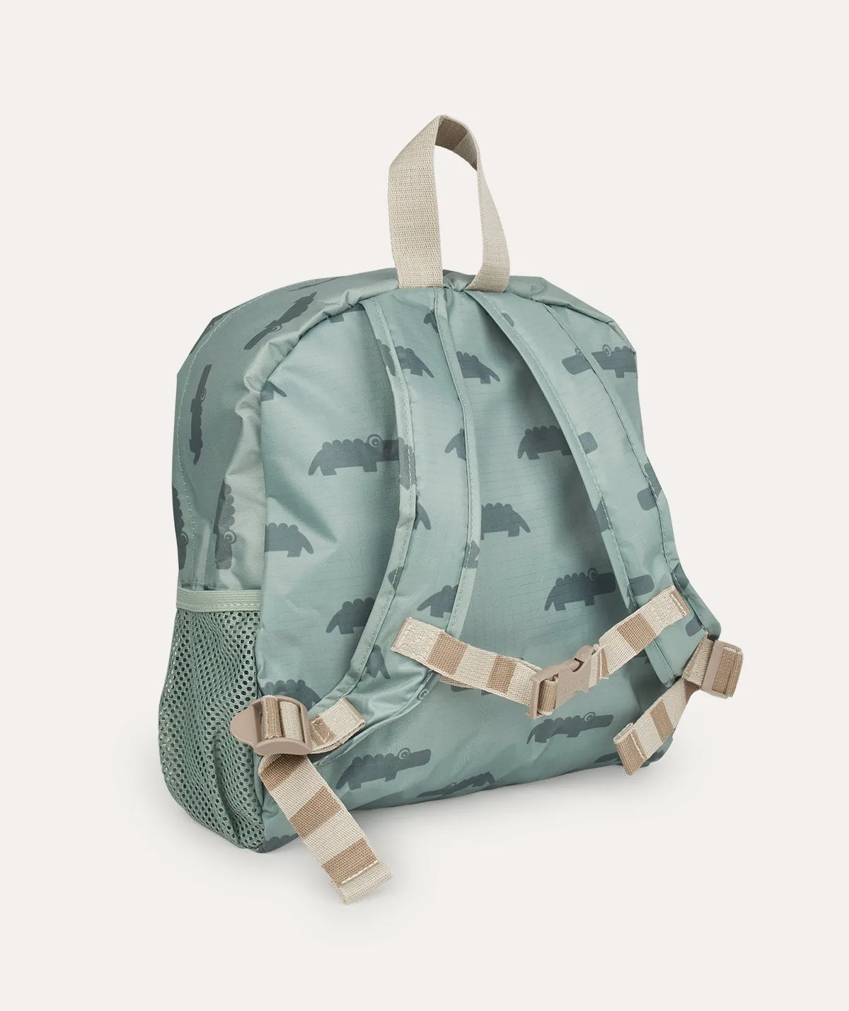 Kids Backpack - Croco Green