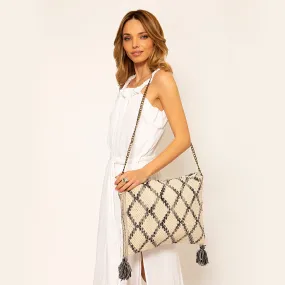 Kilim Crossbody Bag - Re Grey