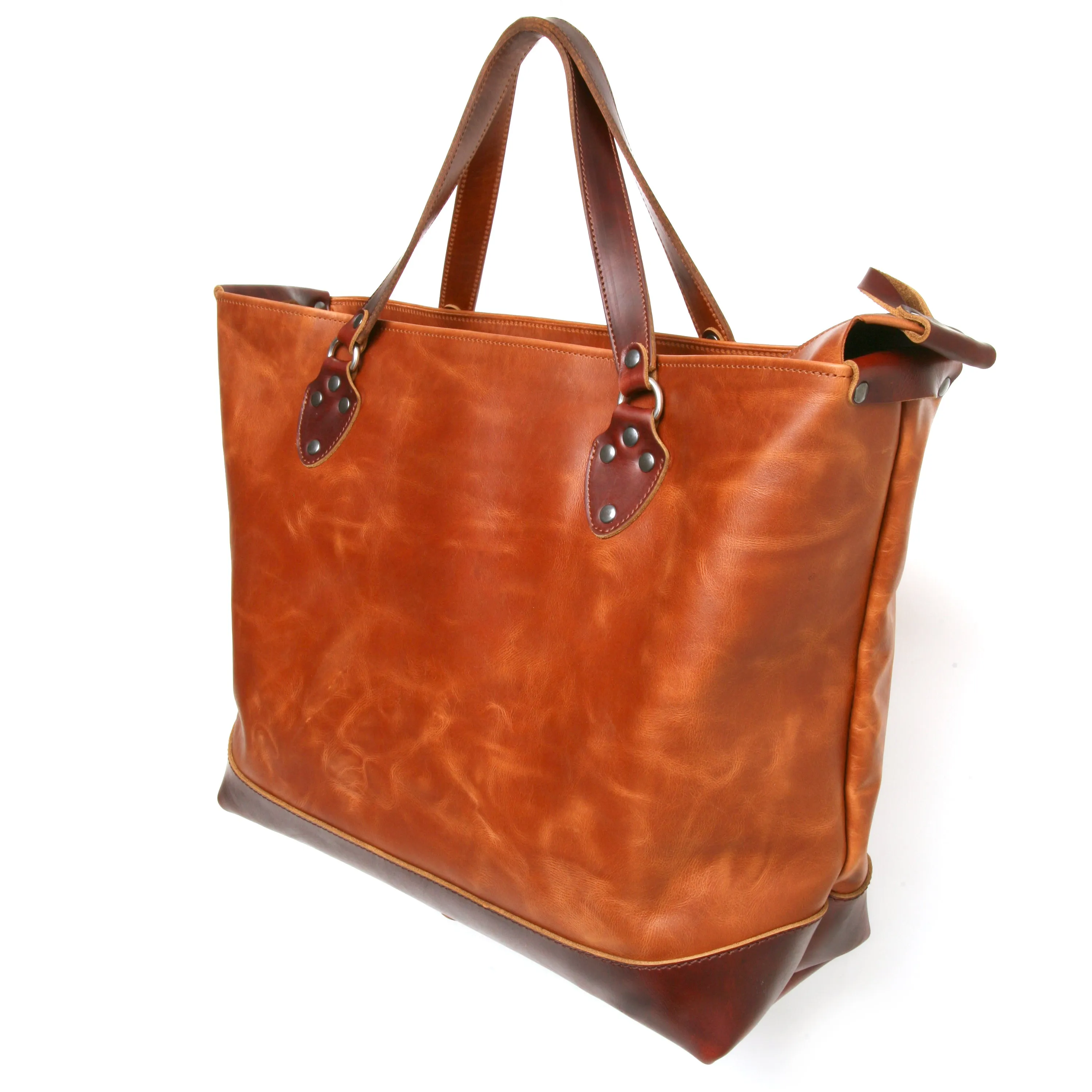 KING TOTE medium brown