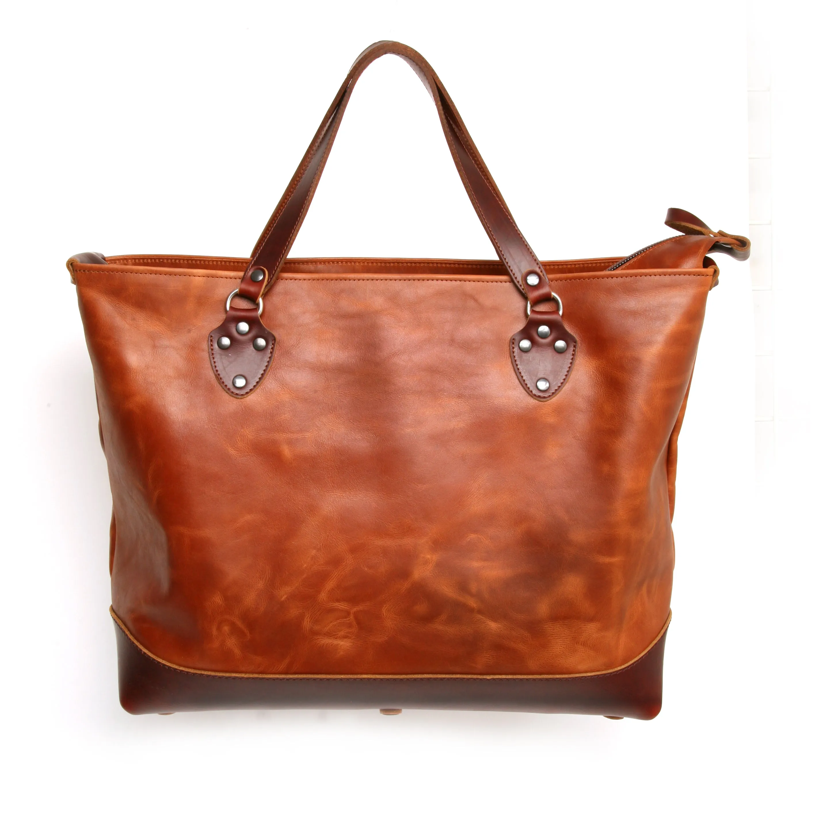 KING TOTE medium brown