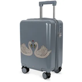 Konges Sløjd Swan Blue Travel Suitcase