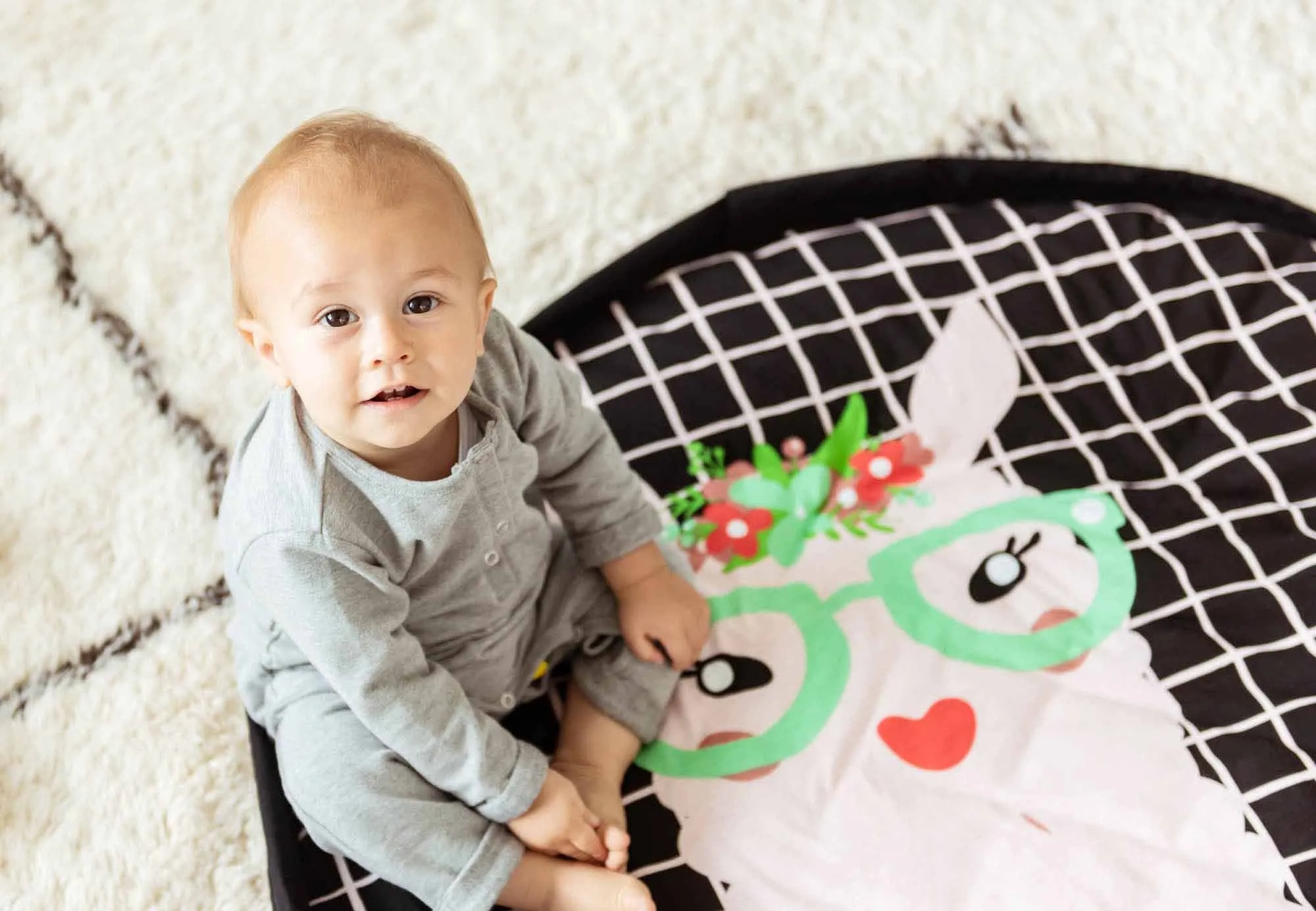 Lama baby playmat - bag