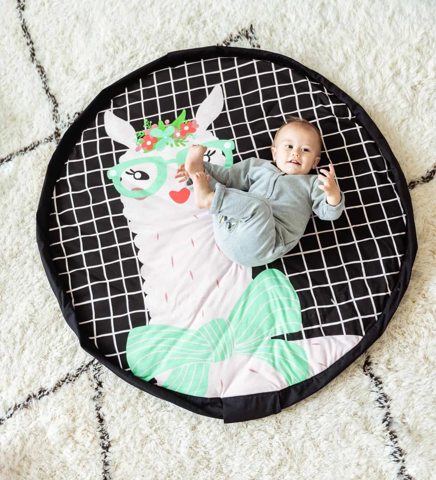 Lama baby playmat - bag