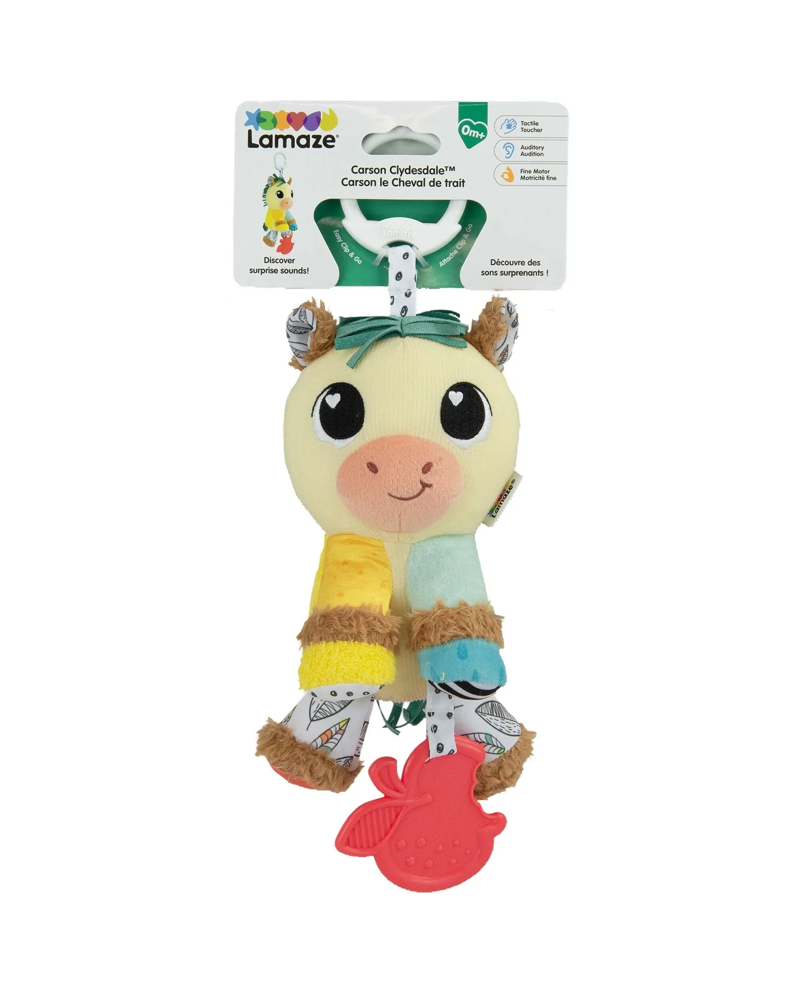 Lamaze Carson Clydesdale Clip & Go Plush