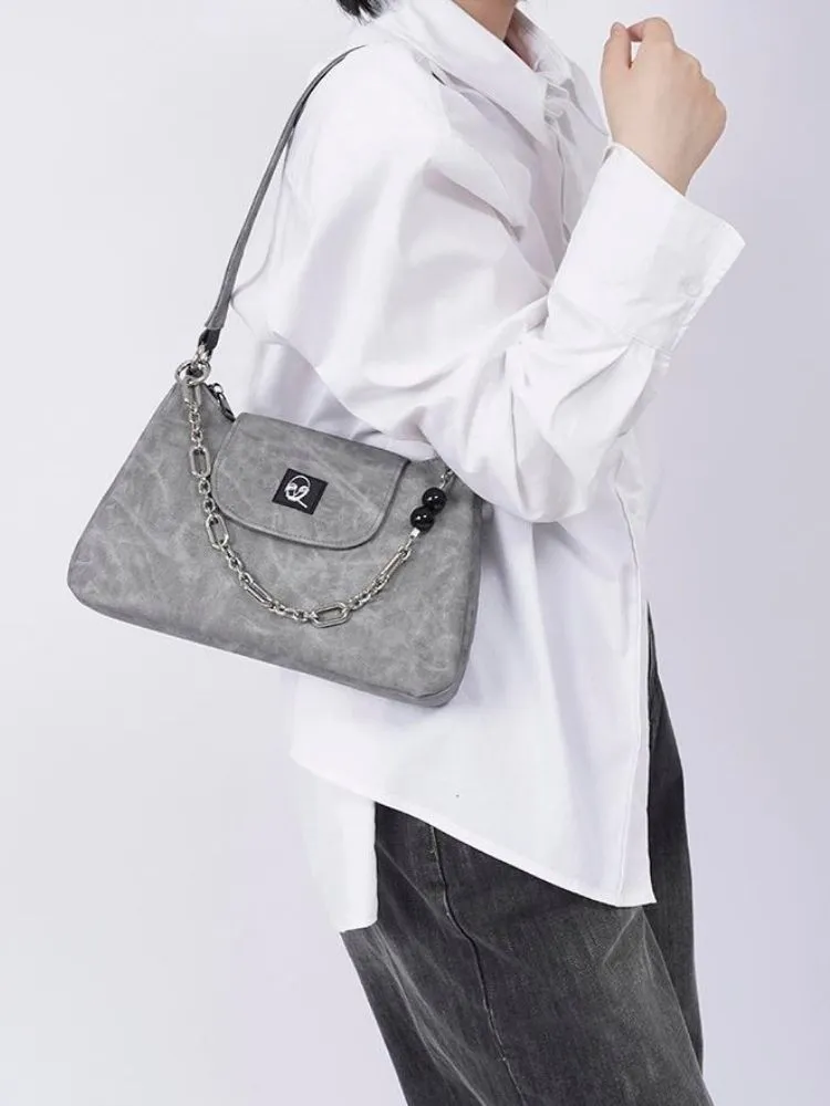 Leather crossbody ladies bag【s0000002928】