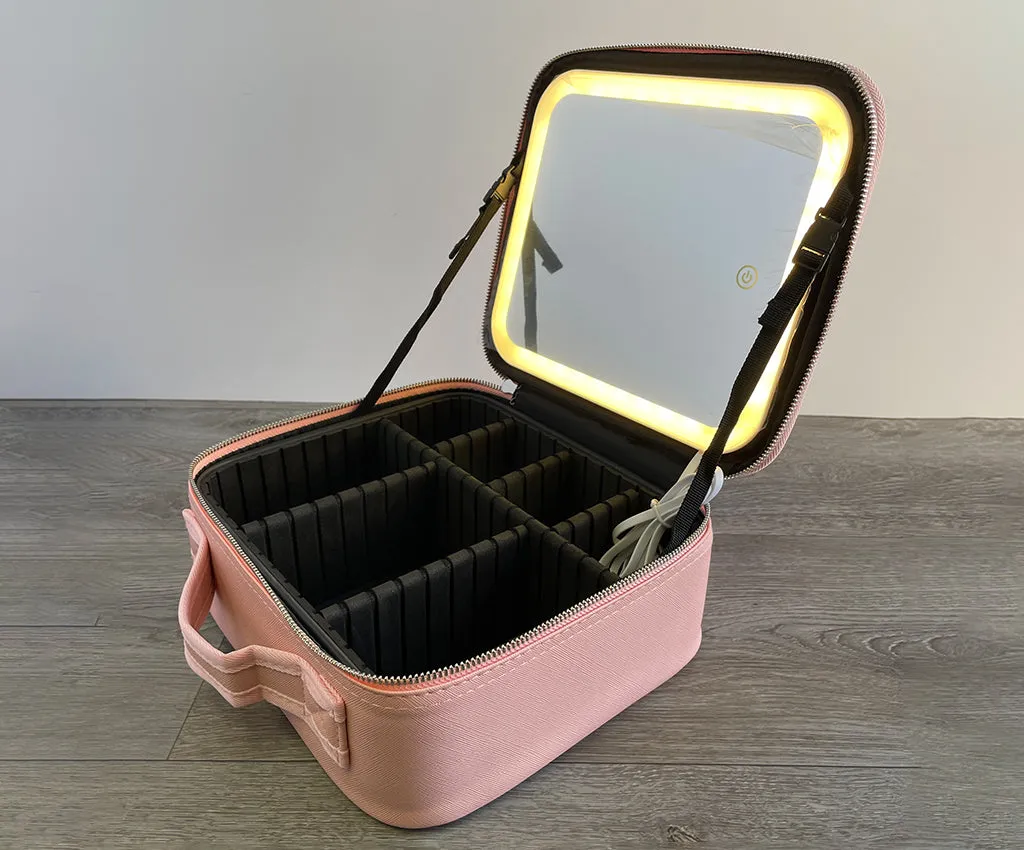 LED Mirror Make-up Case