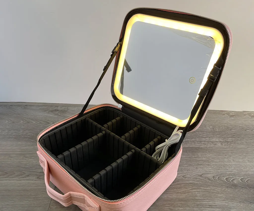 LED Mirror Make-up Case