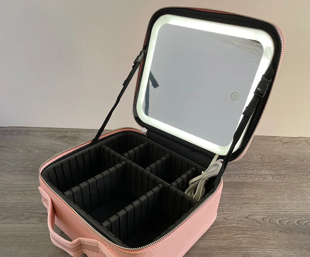 LED Mirror Make-up Case