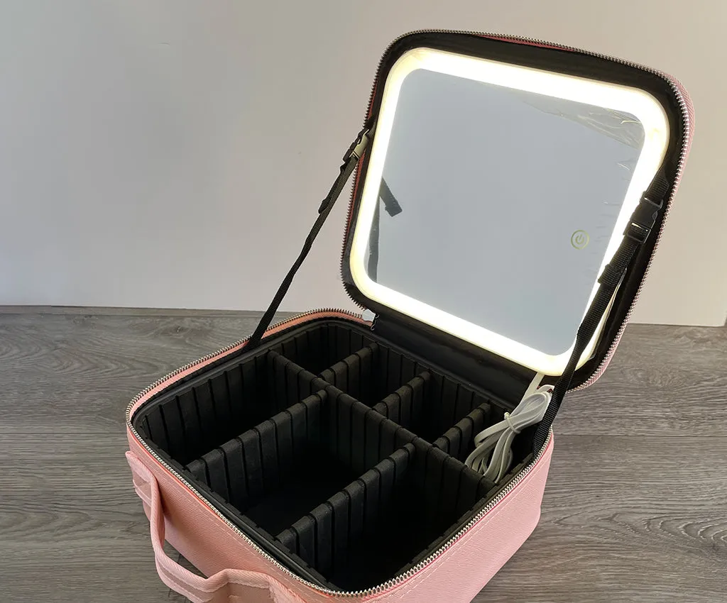 LED Mirror Make-up Case