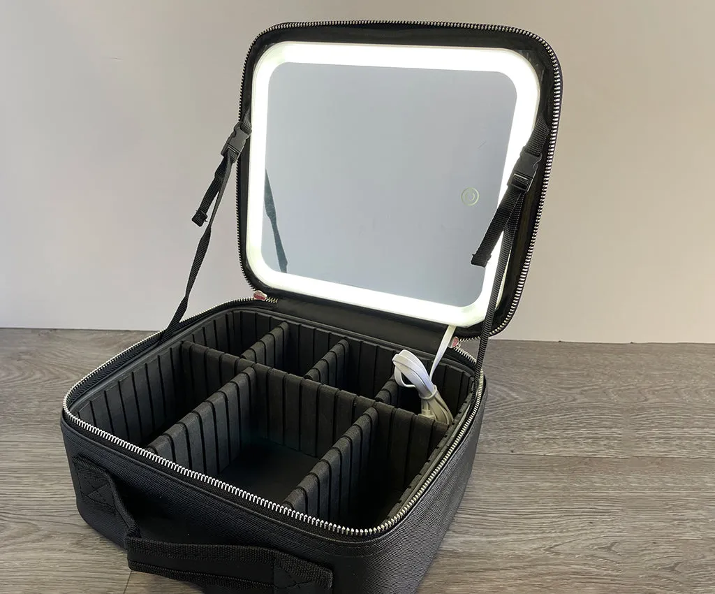 LED Mirror Make-up Case