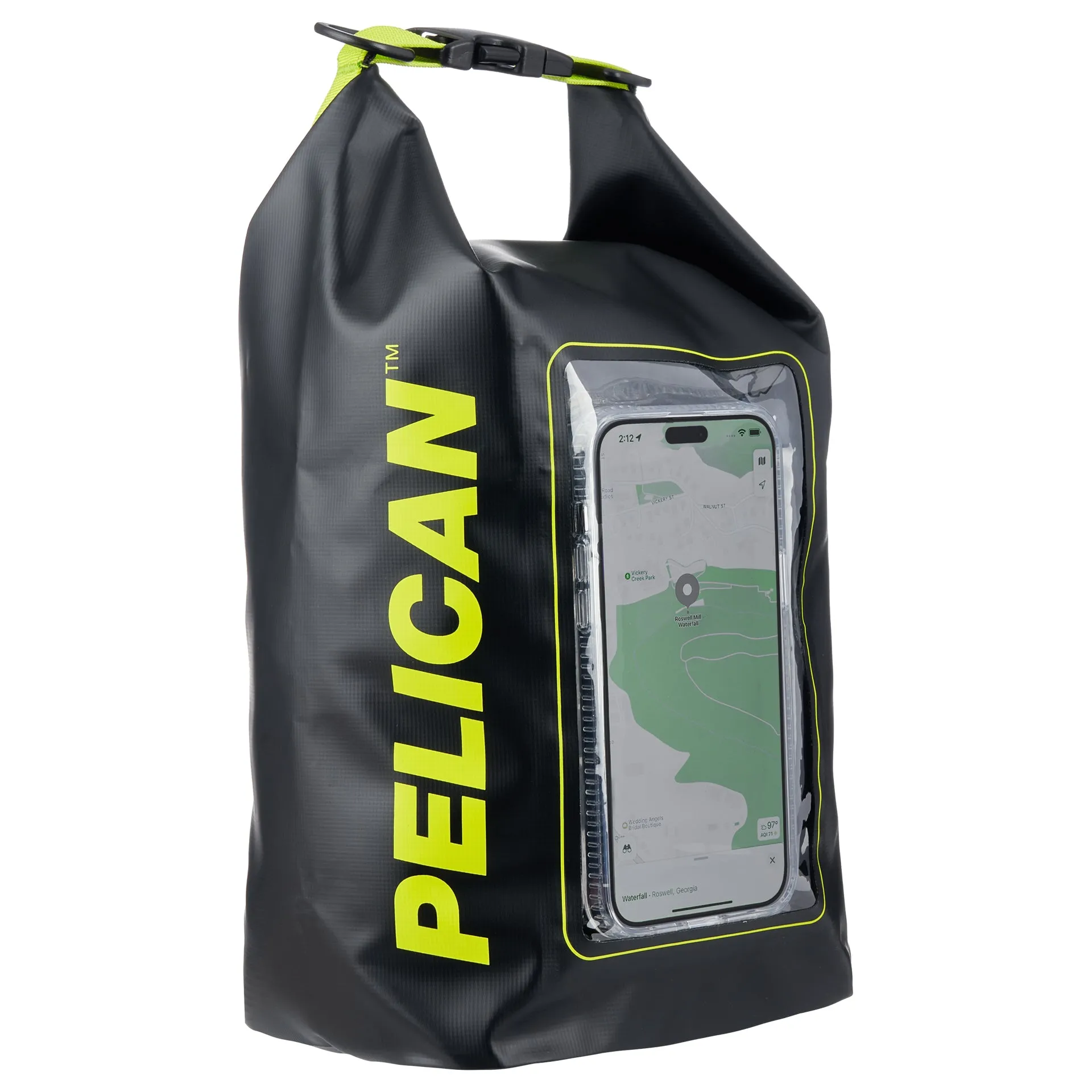 Marine Waterproof 5L Dry Bag (Black/Hi Vis Yellow) - Dry Bag