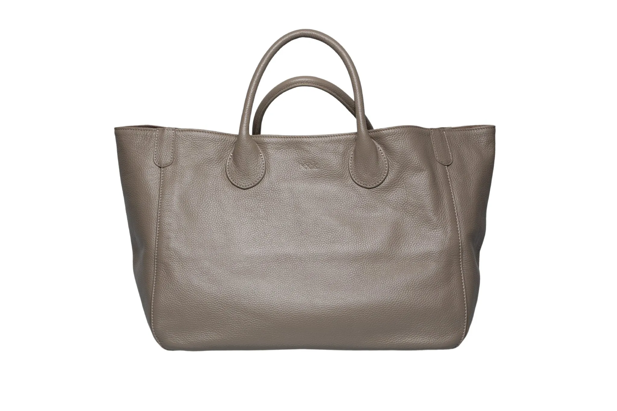 Medium Classic Leather Beck Bag