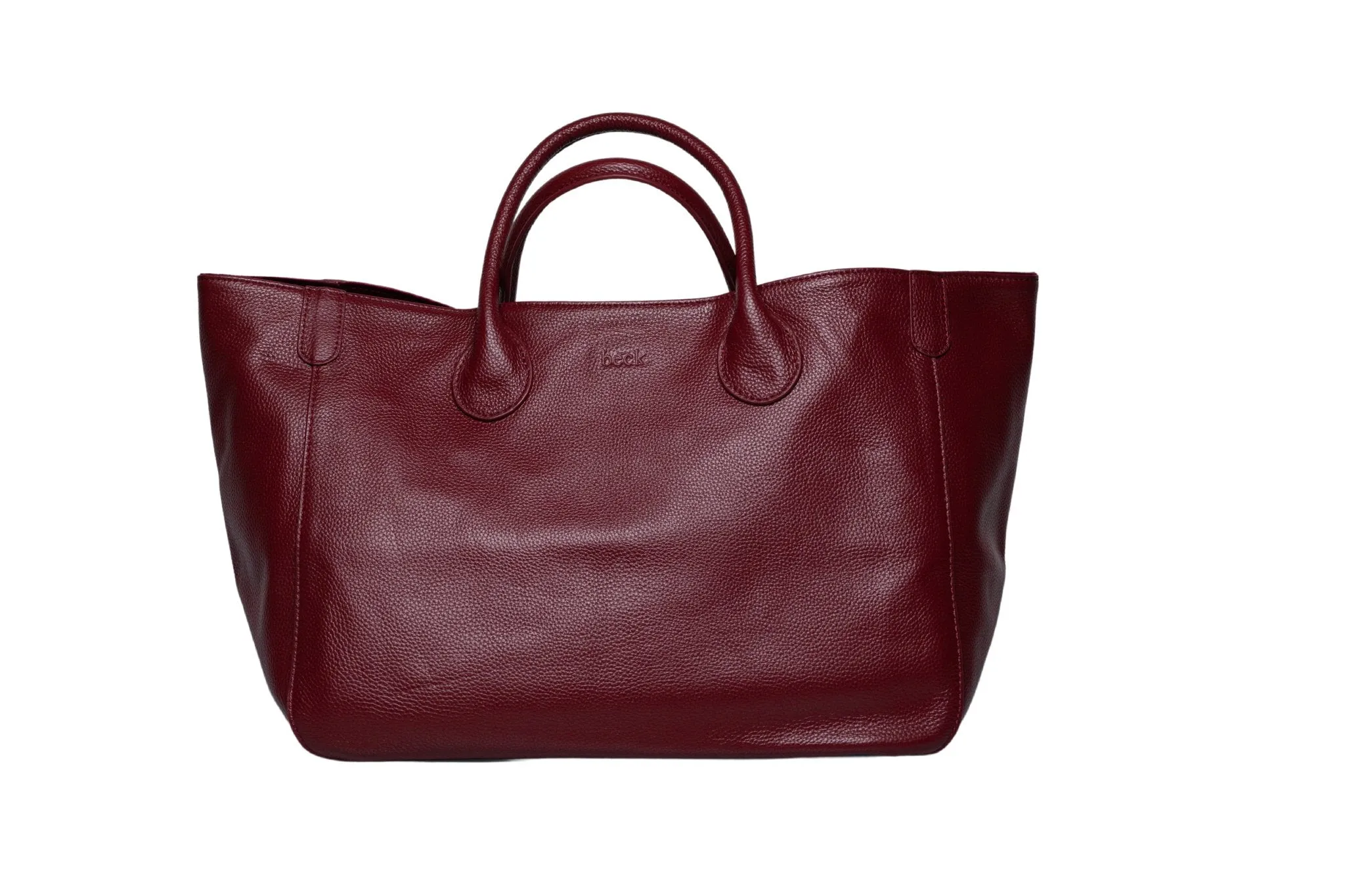 Medium Classic Leather Beck Bag