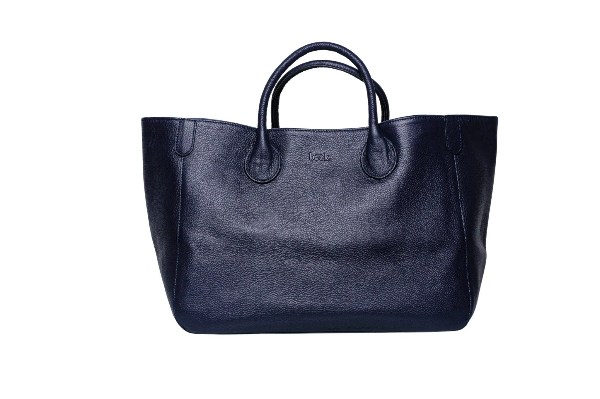 Medium Classic Leather Beck Bag