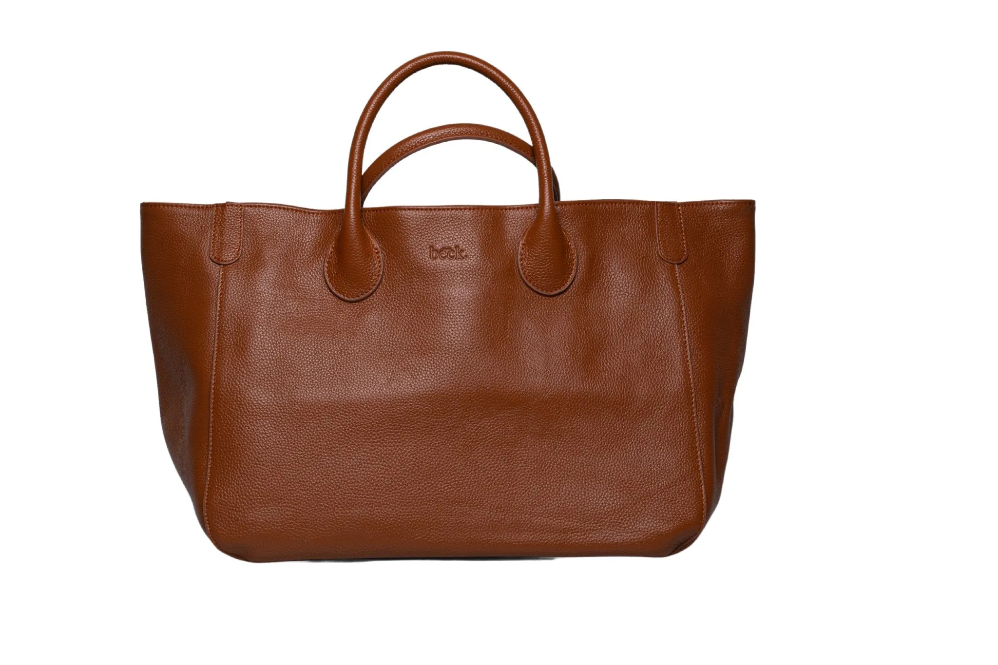 Medium Classic Leather Beck Bag