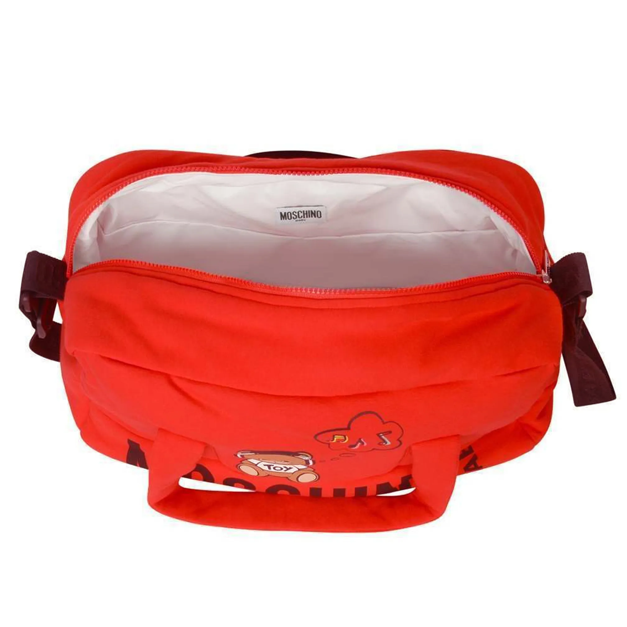 Moschino Red Diaper Bag