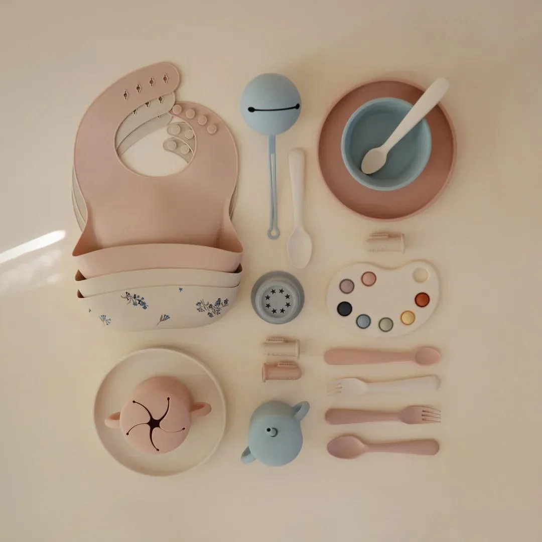 Mushie Pacifier Case - Powder Blue