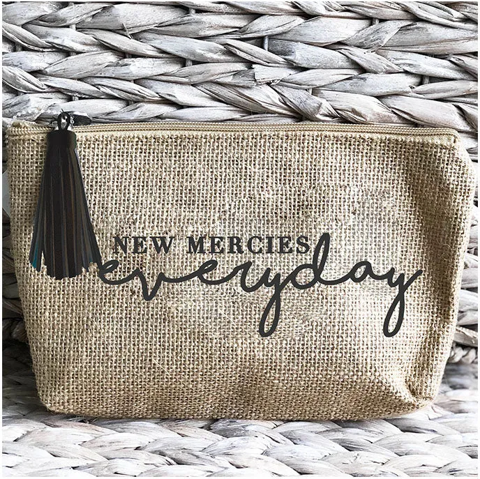 'New Mercies Everyday' Jute Everything Bag