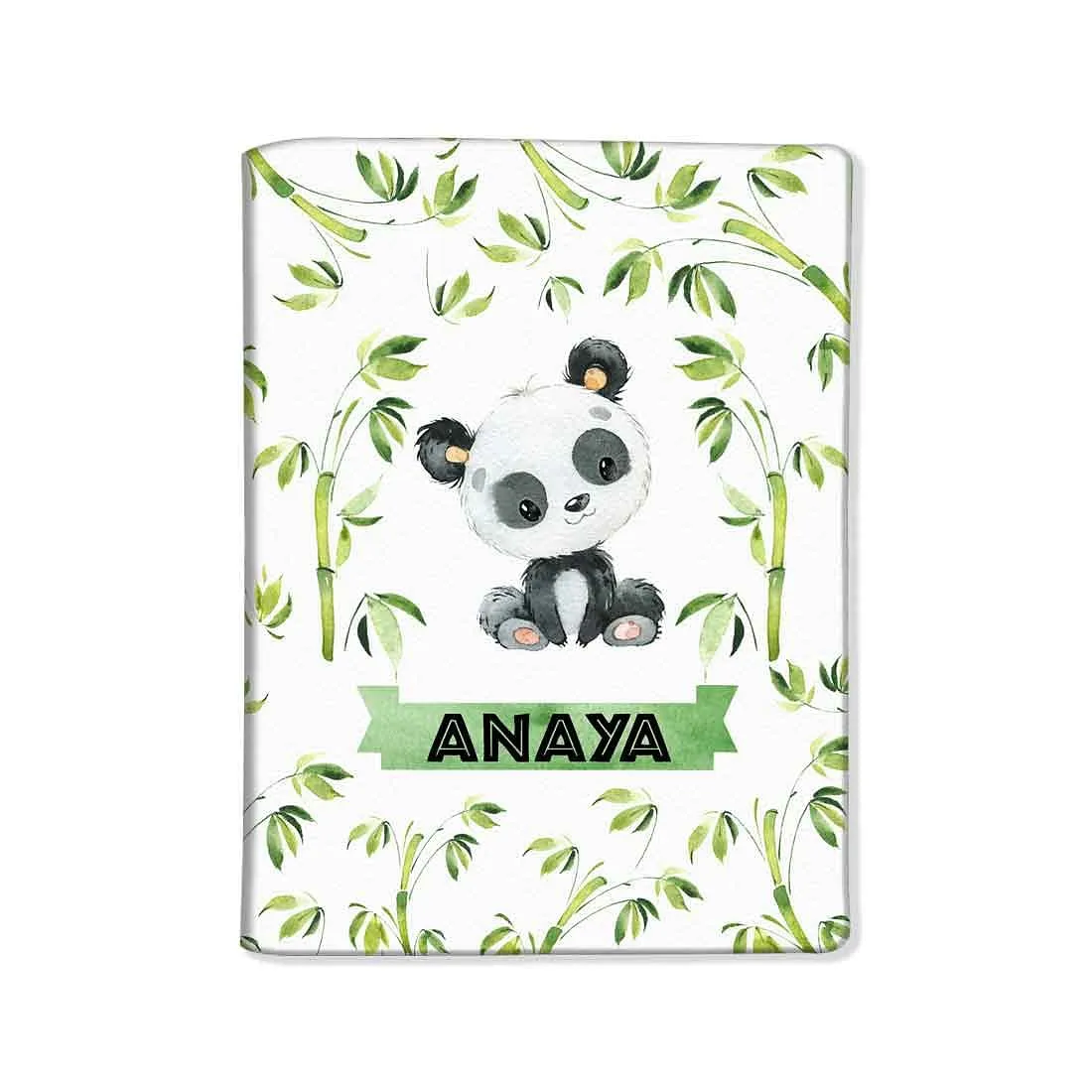 Nutcase Personalized Passport Cover PU Leather Polyfabric - Cute Small Panda