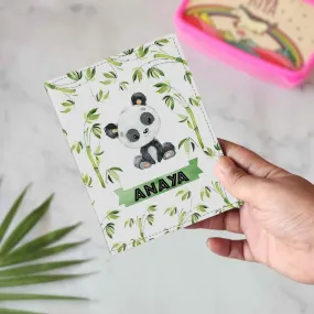 Nutcase Personalized Passport Cover PU Leather Polyfabric - Cute Small Panda