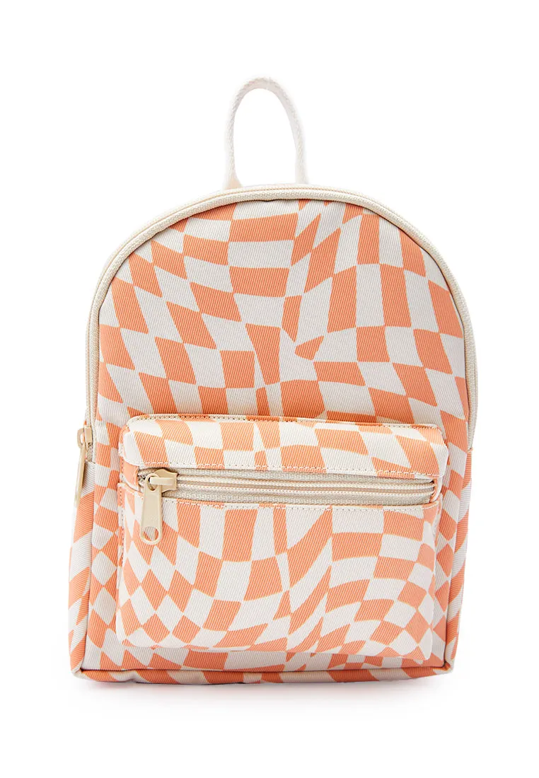 Orange Mini Backpack