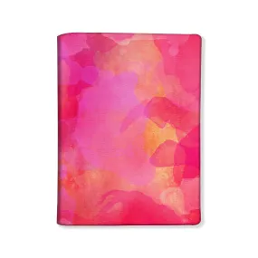 Passport Cover Travel Wallet Holder -Watercolors 50 Shades of Pink