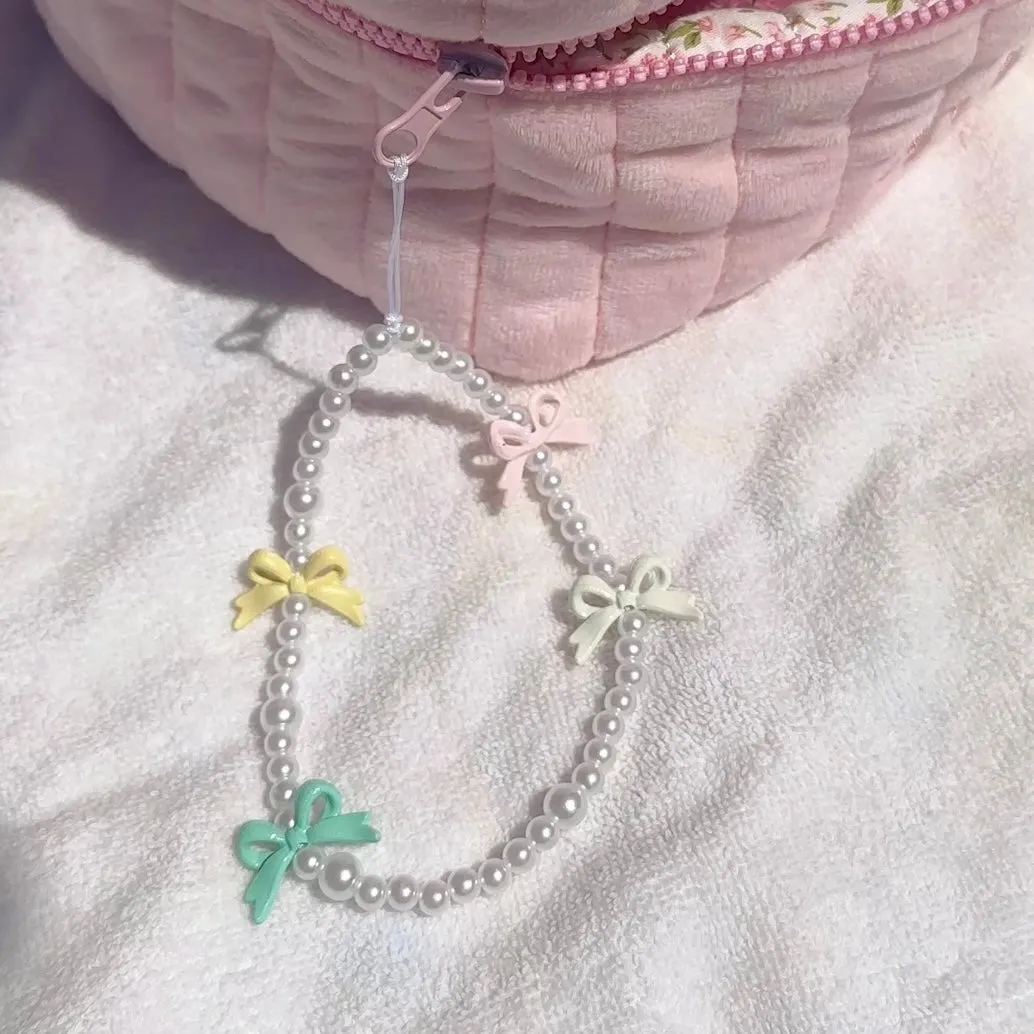 PASTEL BOW BAG CHARM