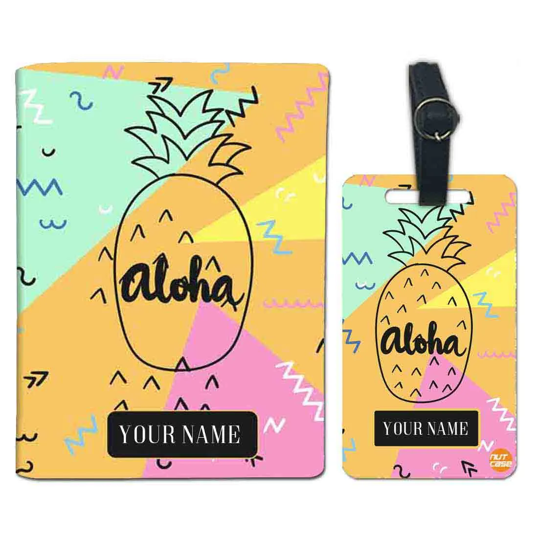 Personalized Cool Passport Cover -  Aloha