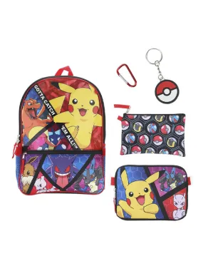 Pokémon 5 Pieces Set Backpack