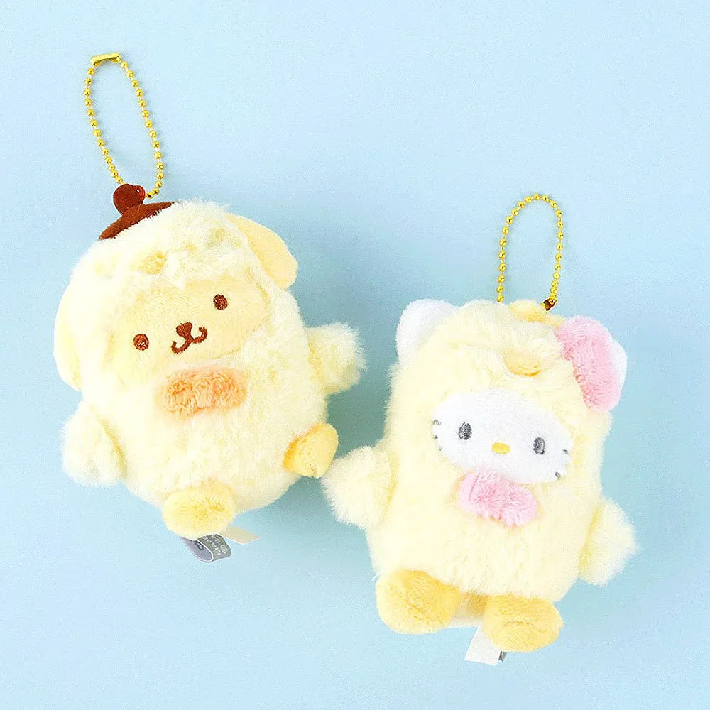 Pompompurin Chick Plush Keychain