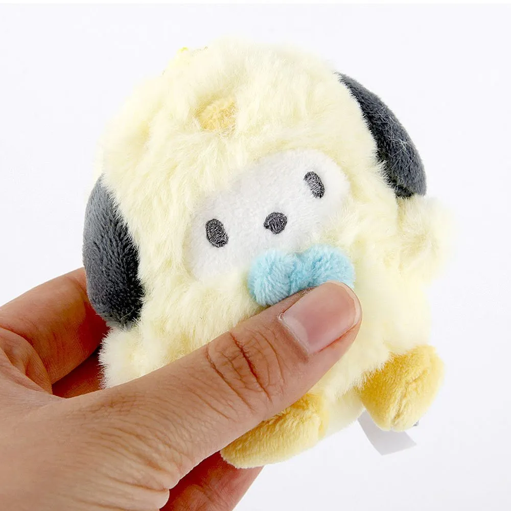 Pompompurin Chick Plush Keychain