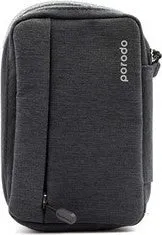 Porodo 8.2" Convenient Storage Bag IPX3 Water-Resistant Fabric (Without USB Port) - Black