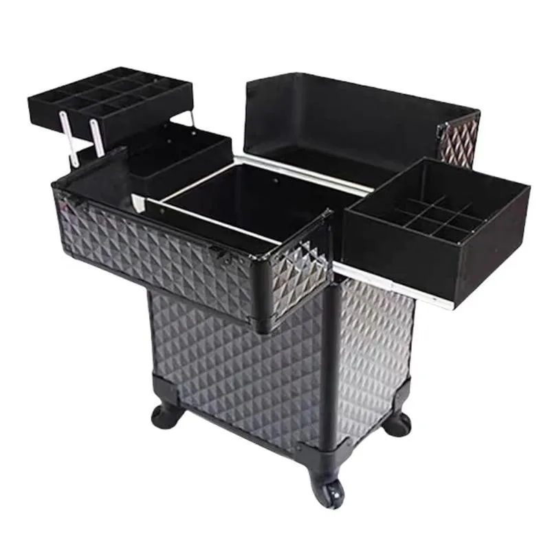 Professional Cosmetics Makeup Trolley  BLACK