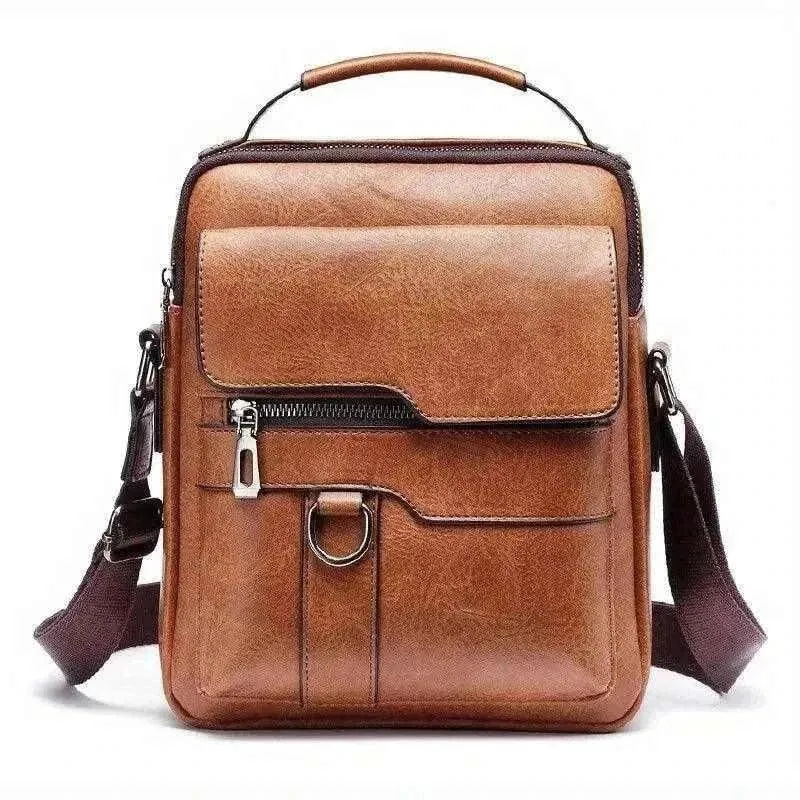 PU Leather | Brand Men’s Shoulder Bag - MSB001