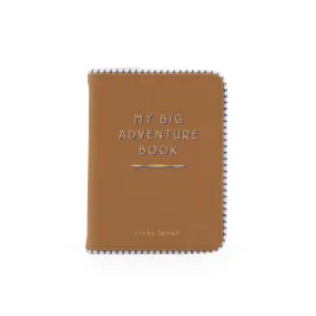 "My Big Adventure Book" Passport Holder - Sugar Brown