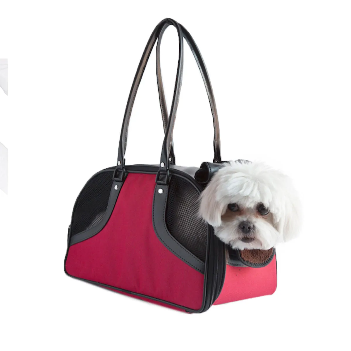 Roxy Pet Carrier - Red & Black