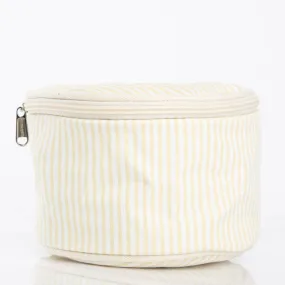 Stripes Round Case - Yellow