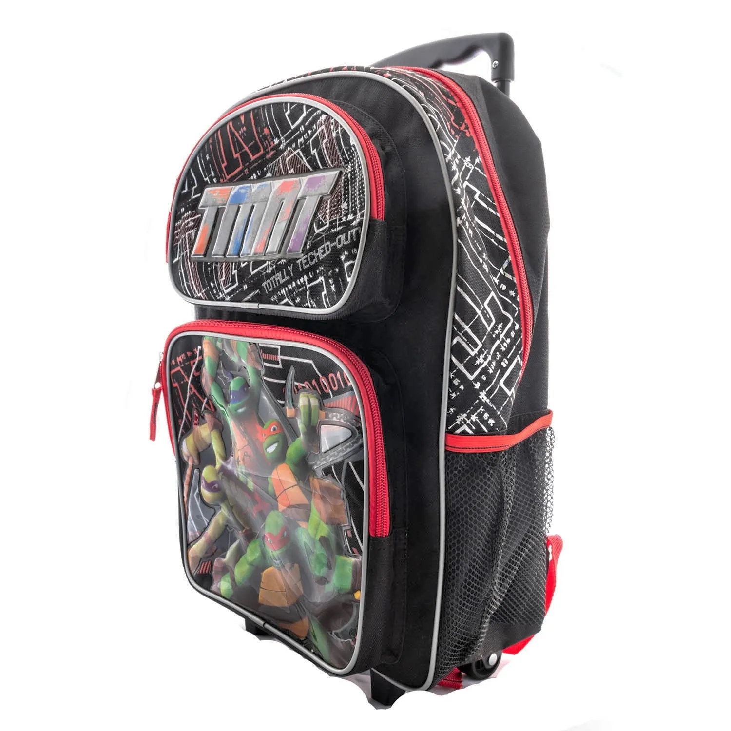 Teenage Mutant Ninja Turtles Backpack Rolling Large 16 inch