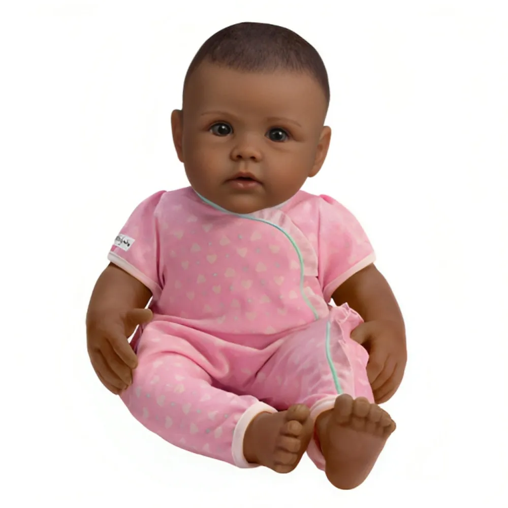 The Ashton - Drake Galleries So Truly Mine® Dolls For Girls Collection Issue #11: Black Hair Brown Eyes Dark Skin Baby Doll Handcrafted with RealTouch® Vinyl Skin and Hand-Painted Lifelike Features by Linda Murray 15-Inches