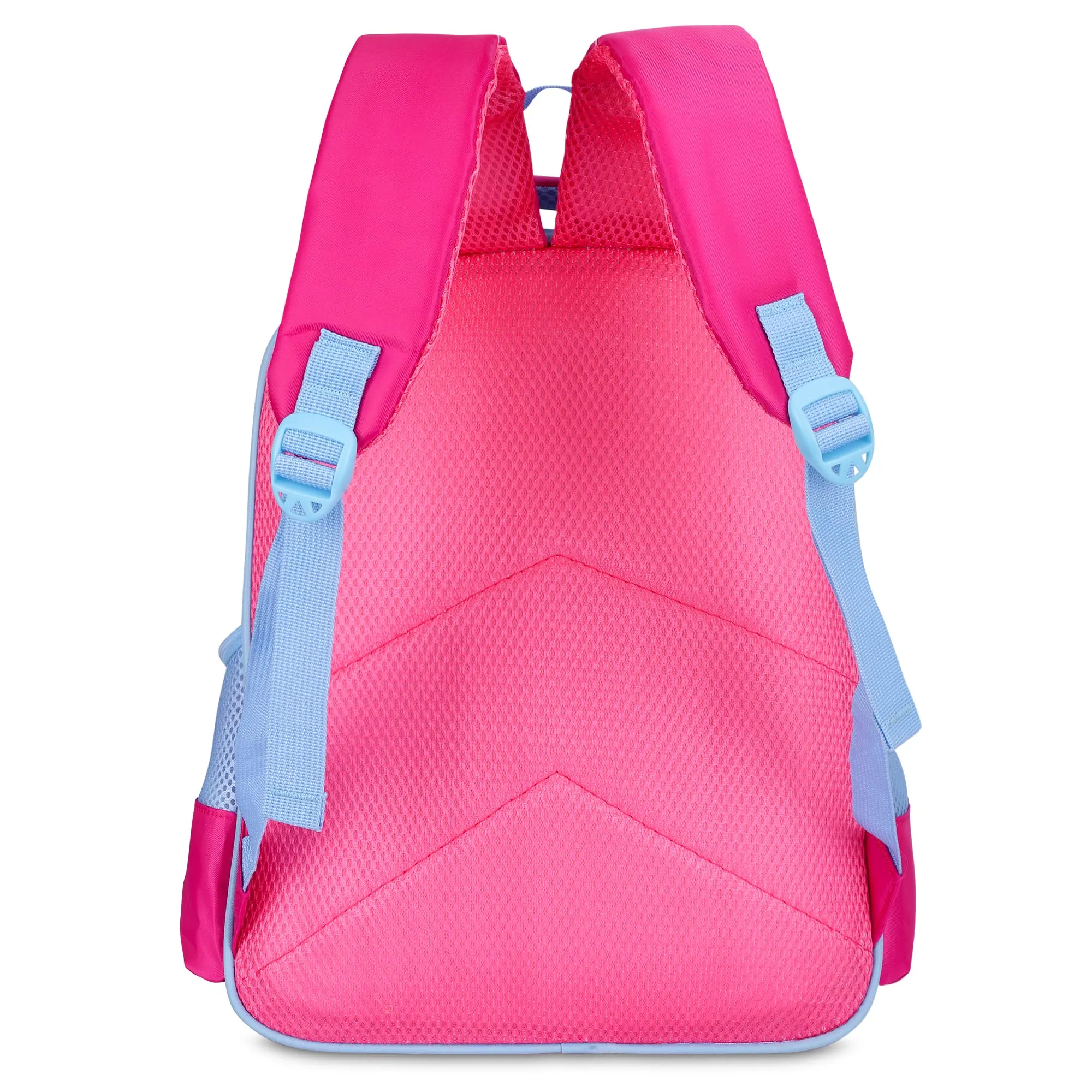 THE CLOWNFISH Little Champ Series Polyester 13.6 Litres Kids Backpack School Bag Daypack Sack Picnic Bag for Tiny Tots-Age Group 3-5 years (Rosy Pink)