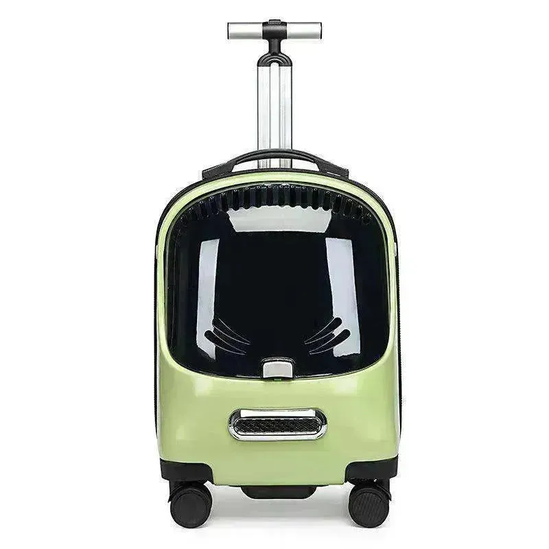 Transparent Breathable Portable Bag Expandable Trolley Backpack