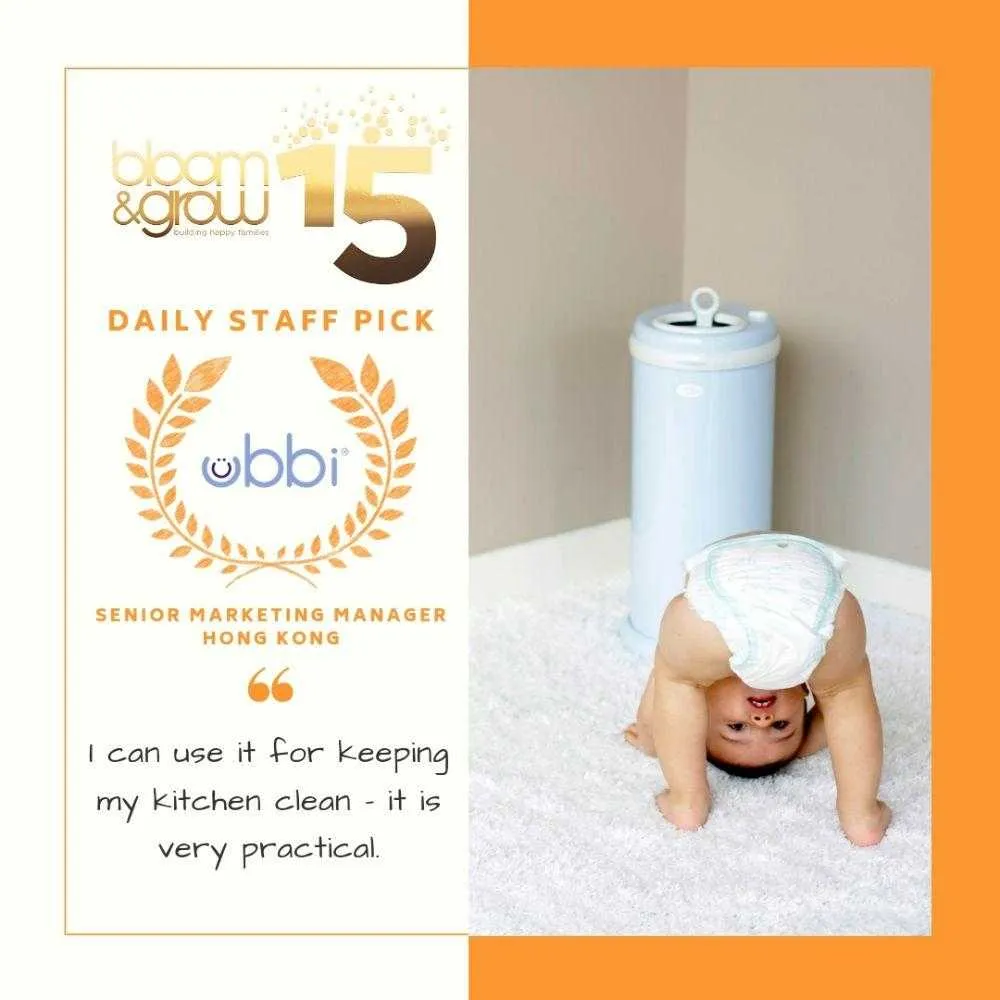 Ubbi Diaper Pail WHITE