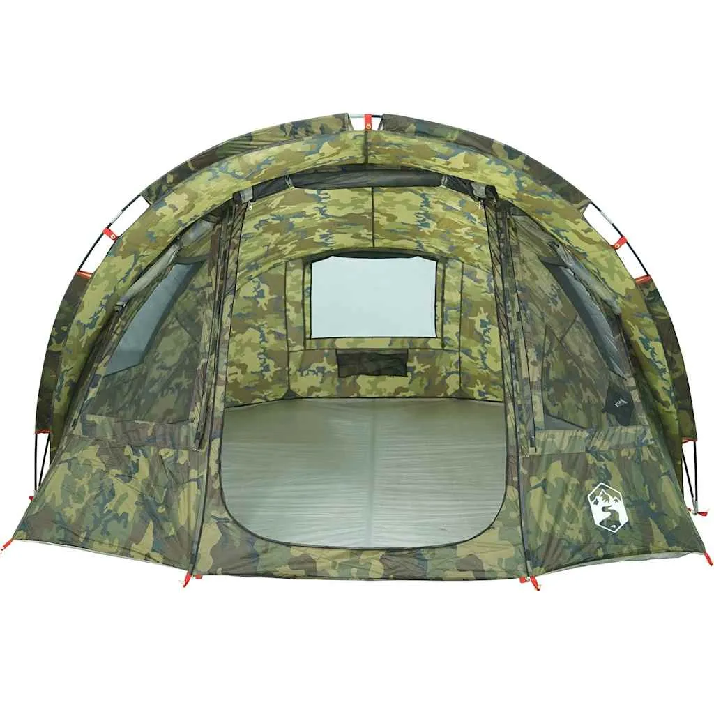 vidaXL Fishing Tent 2-Person Camouflage Waterproof