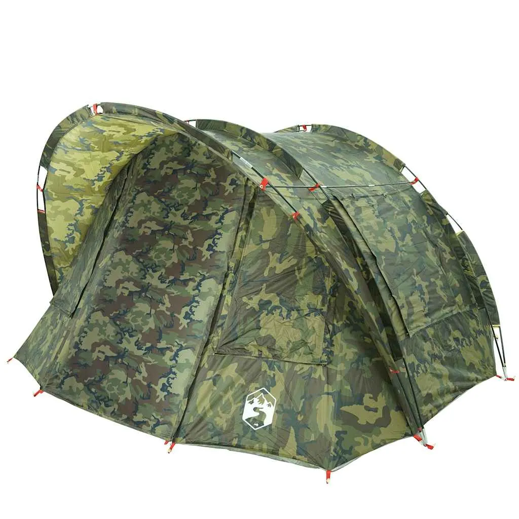 vidaXL Fishing Tent 2-Person Camouflage Waterproof